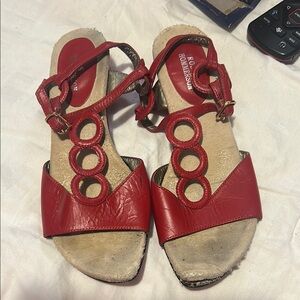 Ros Hommerson Red Women's Sandals